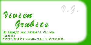 vivien grubits business card